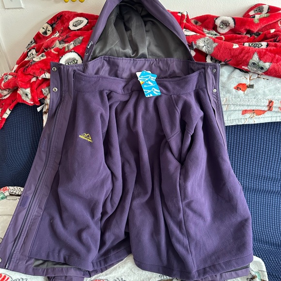 Outdoor Sport Women’s Winter Coat-Purple - Picture 3 of 8